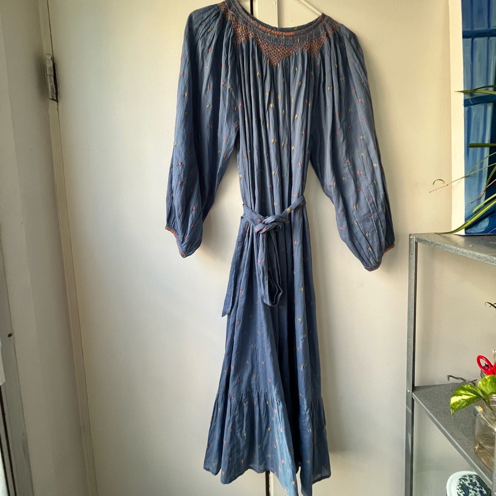DOEN Embroidered Maya Dress - Size XS